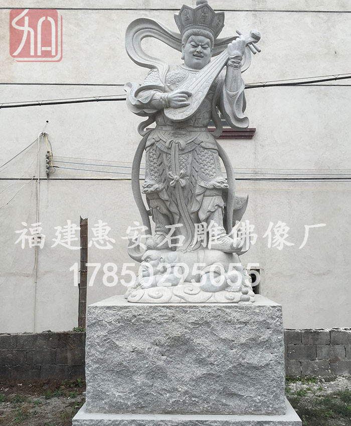石雕四大金剛雕塑,福建石雕廠家